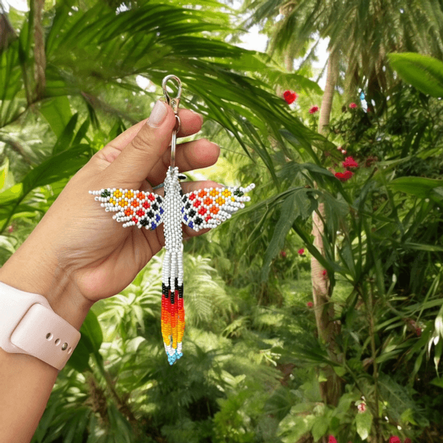Colibrì bianco “portachiavi”