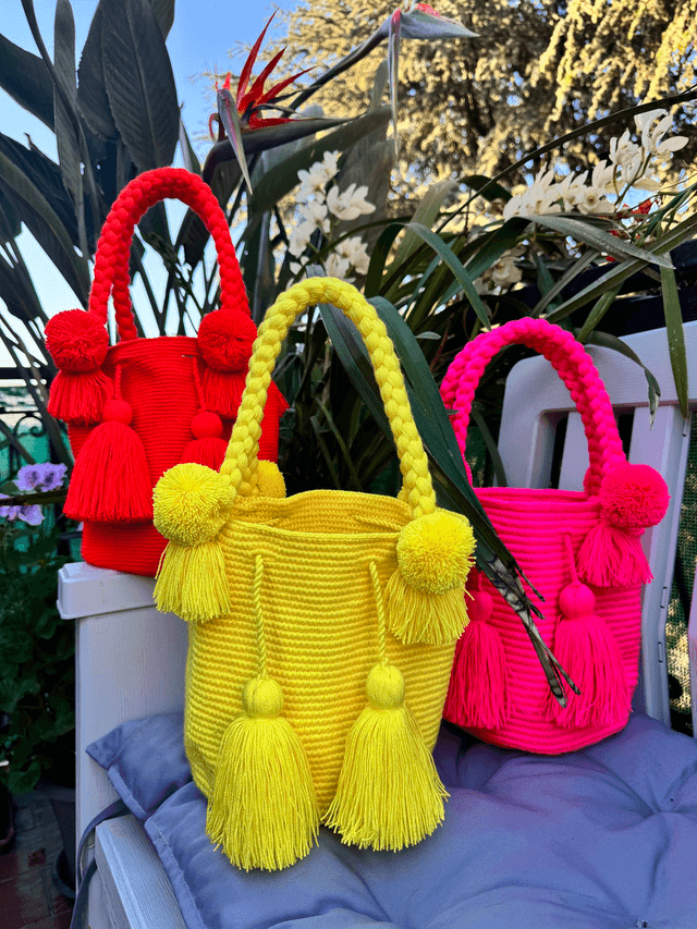 Borsa Quinoto Amarillo Limon M