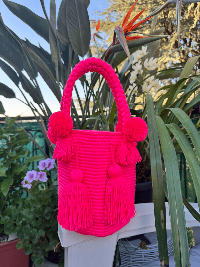Borsa Quinoto Fuxia Fluo
