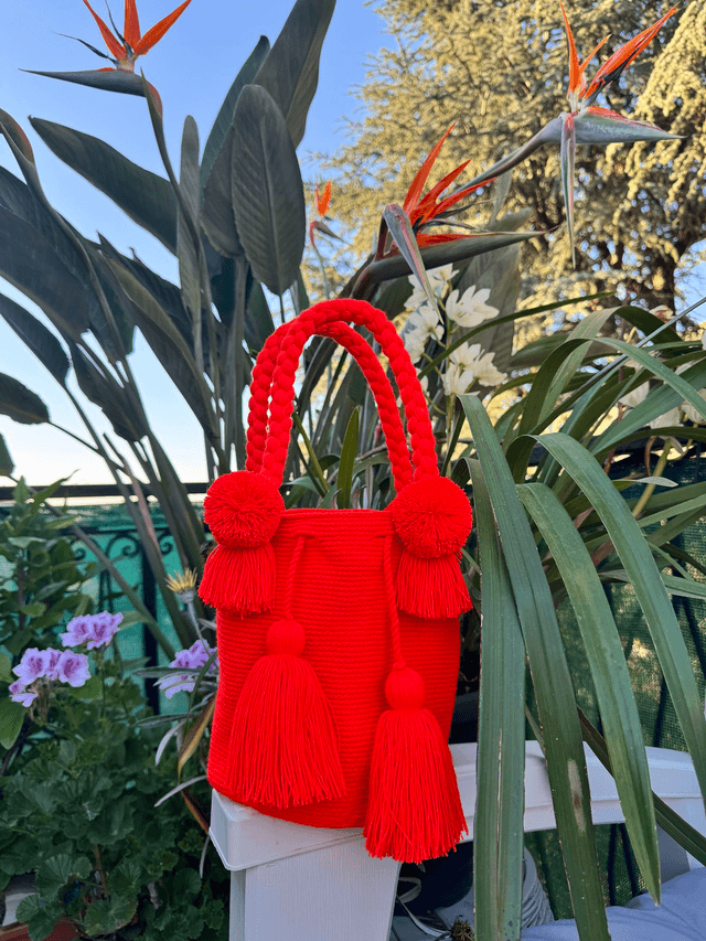 Borsa Quinoto Arancione Fluo M